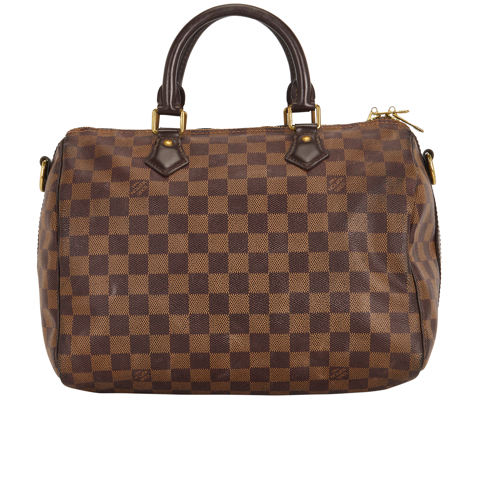 Speedy 30, &pound;795, Handbags, Brown, Canvas, Back view